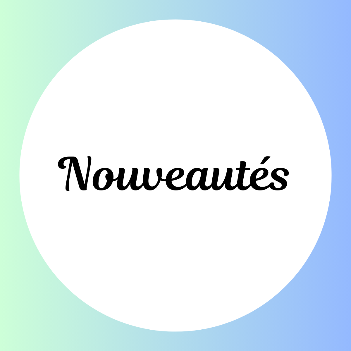 Nouveautés