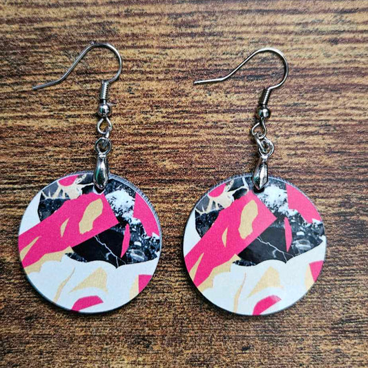 Boucles d'oreilles Marbre