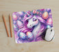 Licorne mauve